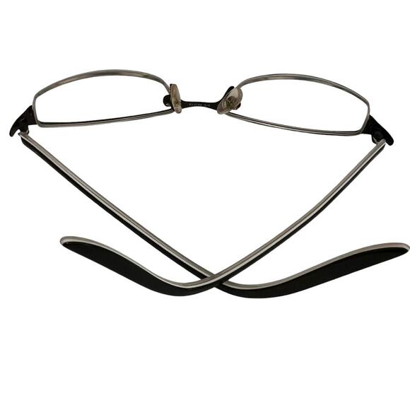 Valentino Eyeglass Frames 0SG4 5393 48-18-135 Black Silver Half Rim Italy - Picture 3 of 6